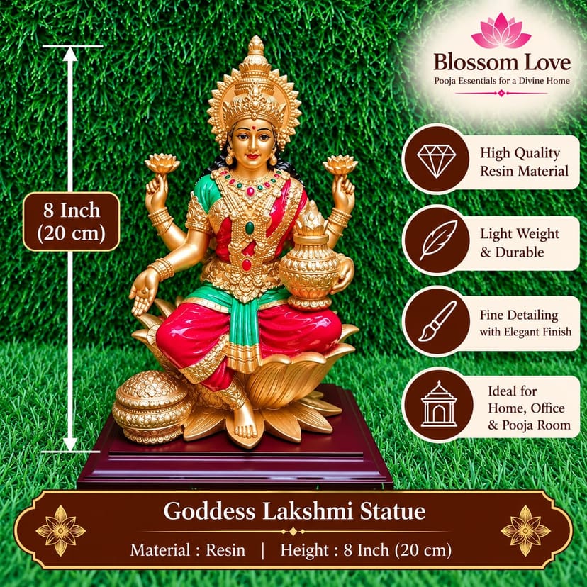 3D Maha Lakshmi Statue - Image 1